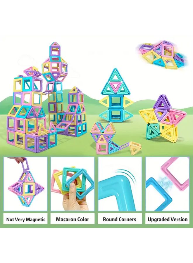 Magnetic Building Blocks STEM Toys 60pcs Educational Puzzle Birthday Gift - Image 4